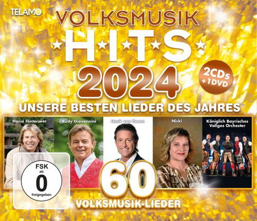 Various - Volksmusik Hits 2024 (2CD+DVD)