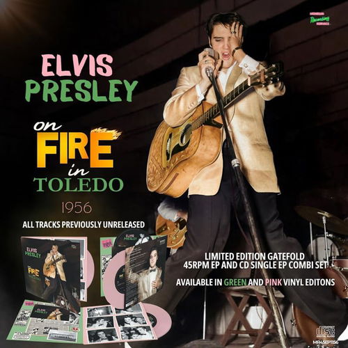 Elvis Presley - On Fire In Toledo - 1956 (Pink Vinyl) (SV)