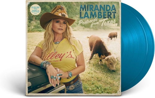 Miranda Lambert - Postcards From Texas (Sea blue vinyl) - 2LP (LP)