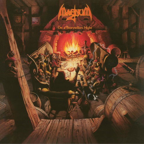 Magnum - On A Storyteller's Night (Orange marbled vinyl) (LP)