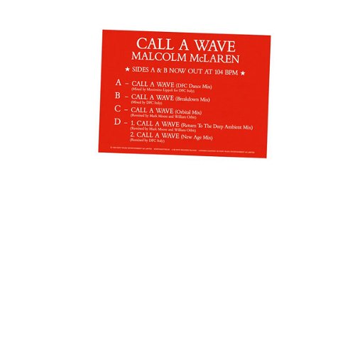 Malcolm McLaren And The Bootzilla Orchestra - Call A Wave - 2x12" (MV)