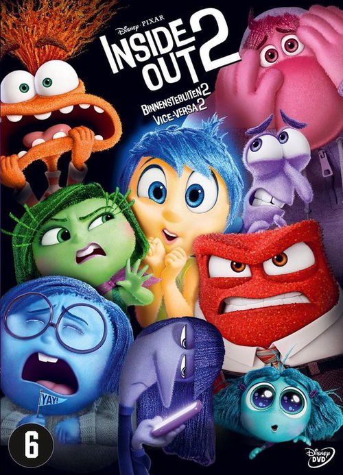 Animation - Inside Out 2 (Binnenstebuiten 2) (DVD)