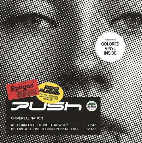 Push - Universal Nation (Charlotte De Witte Rework) - White Vinyl - Bonzai Classics(MV)