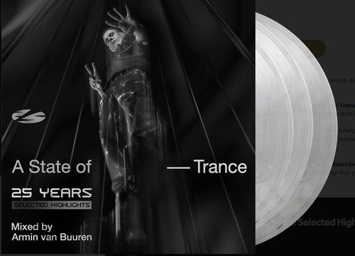 Armin Van Buuren - A State Of Trance 25 Years - Selected Highlights (Silver coloured vinyl) - 3LP (LP)