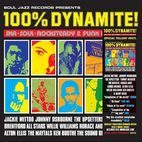 Various - 100% Dynamite! (Yellow vinyl) - 2LP - RSD22 Drop 2 (LP)