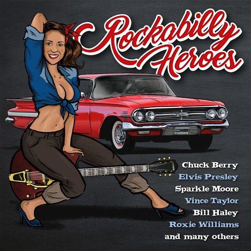 Various - Rockabilly Heroes (Cool blue vinyl) RSD24 (LP)