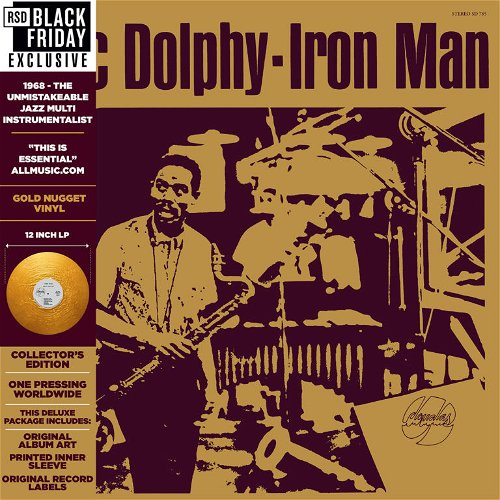 Eric Dolphy - Iron Man (Gold coloured vinyl) - Black Friday 2023 / BF23 (LP)