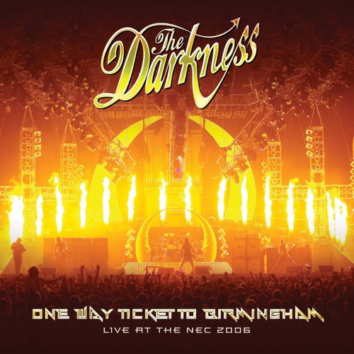 The Darkness - One Way Ticket To Birmingham: Live at The NEC, Birmingham, February 19, 2006 (Red and yellow marbled vinyl) - 2LP RSD26 (LP)