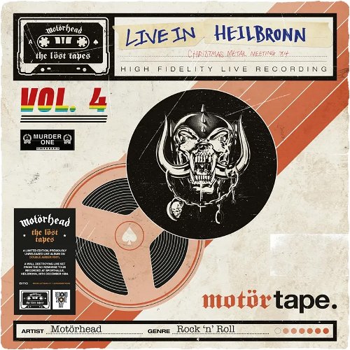 Motorhead - The Lost Tapes Vol. 4: Live In Heilbronn 1984 (Amber coloured vinyl) - 2LP - Record Store Day 2023 / RSD23 (LP)