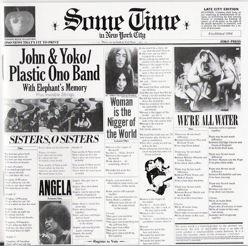 John Lennon & Yoko Ono - Some Time In New York City (CD)