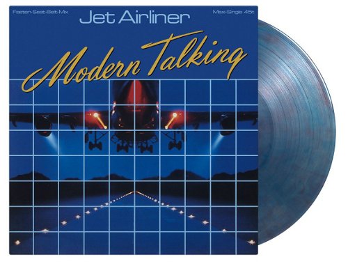 Modern Talking - Jet Airliner (Translucent blue & red marbled vinyl) (MV)