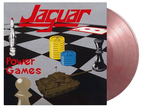Jaguar - Power Games (Red and silver mixed vinyl) (LP)