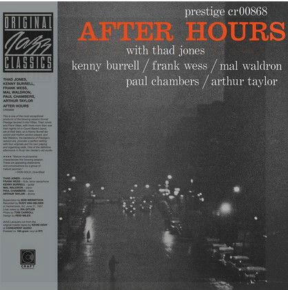 Thad Jones, Frank Wess, Kenny Burrell, Mal Waldron - After Hours (Original Jazz Classics) (LP)