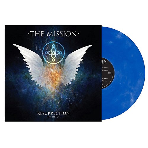 The Mission - Resurrection The Best Of (Blue & white marbled vinyl) (LP)