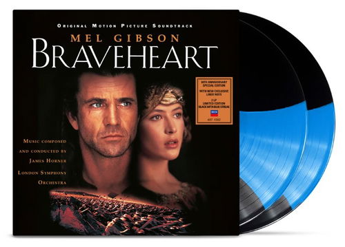 OST / James Horner - Braveheart (Tri-Coloured Vinyl) - 30th anniversary - 2LP (LP)