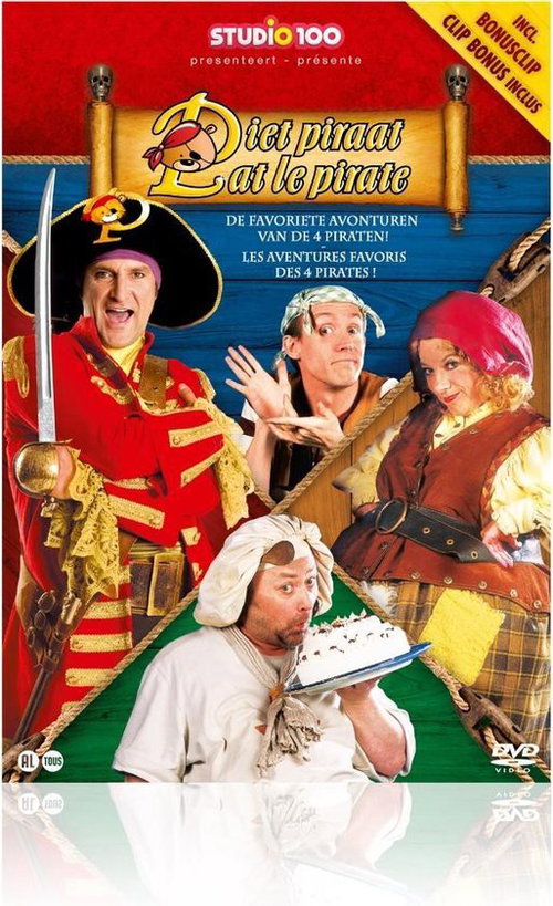 Piet Piraat - De Favoriete Avonturen Van De 4 Piraten! (DVD)