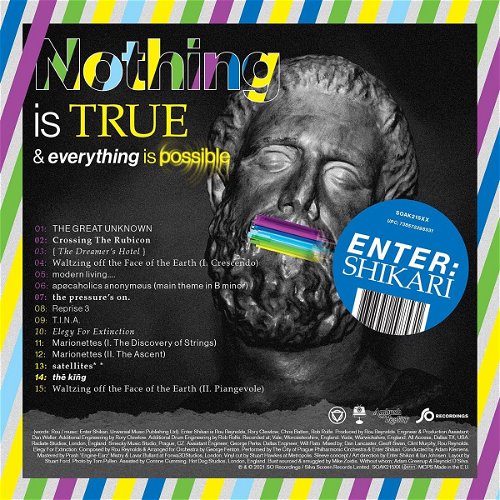 Enter Shikari - Nothing Is True & Everything Is Possible + Moratorium (White/grey splatter vinyl) - 2LP (LP)
