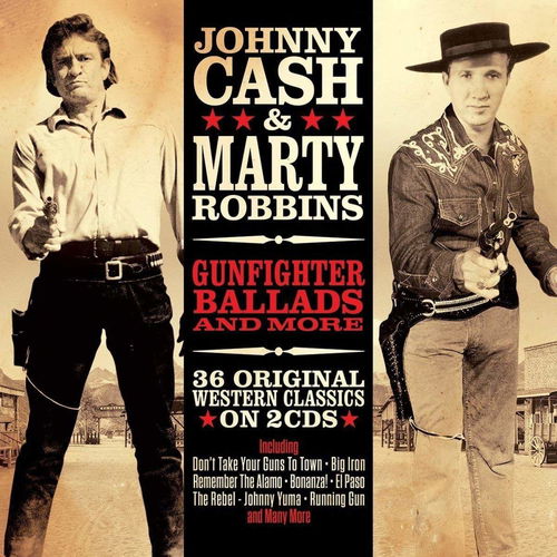 Johnny Cash / Marty Robbins - Gunfighter Ballads & More (CD)