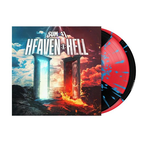 Sum 41 - Heaven :X: Hell (Black, red & blue splatter vinyl) - 2LP (LP)