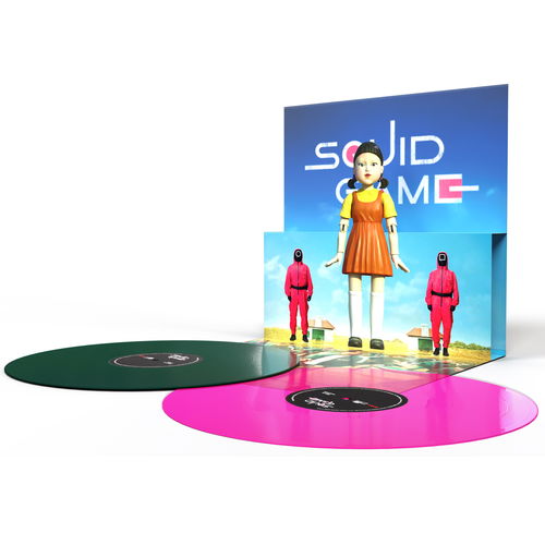 OST / Jung Jaeil - Squid Game (Green and pink vinyl) - 2LP (LP)