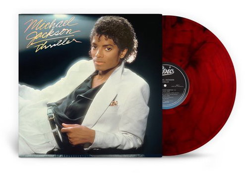 Michael Jackson - Thriller (Red & black marbled vinyl / Limited!) (LP)