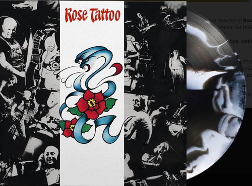 Rose Tattoo - Rose Tattoo (Black /white swirl vinyl) (LP)