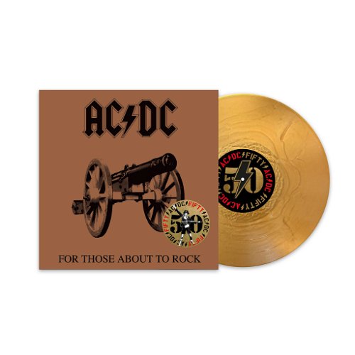 AC/DC - For Those About To Rock (Gold metallic coloured vinyl) (LP)