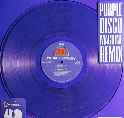 Patrick Cowley - Menergy (Purple Vinyl) (MV)