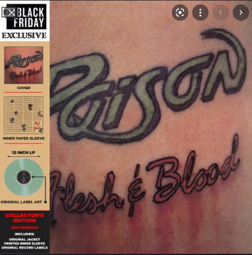 Poison - Flesh & Blood (Translucent green vinyl) - Black Friday 2021 / BF21 (LP)