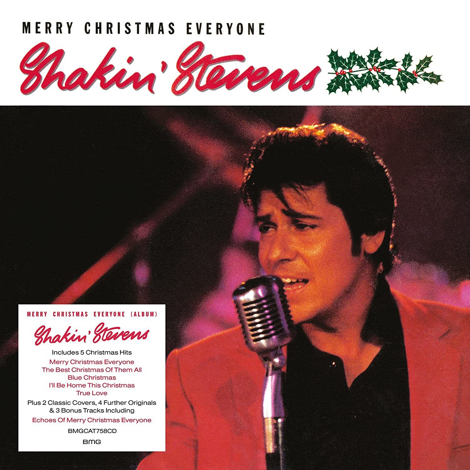 Shakin' Stevens - Merry Christmas Everyone (Red & white marbled vinyl) (LP)