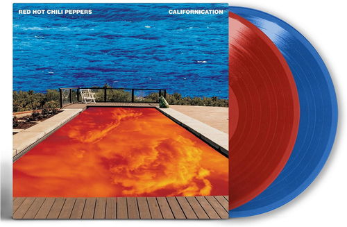 Red Hot Chili Peppers - Californication - 25th Anniversary Edition (Red and ocean blue vinyl) - 2LP (LP)