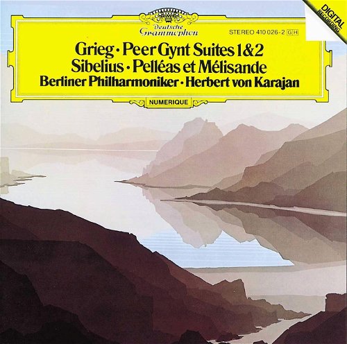 Edvard Grieg / Jean Sibelius / Berliner Philharmoniker / Herbert von Karajan - Peer Gynt Suites 1 & 2 / Pelléas Et Mélisande (CD)