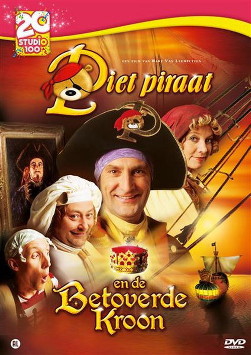 Piet Piraat - Piet Piraat En De Betoverde Kroon (DVD)