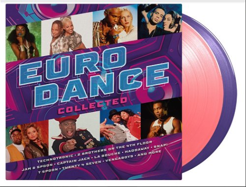 Various - Eurodance Collected (Pink and purple vinyl) - 2LP (LP)