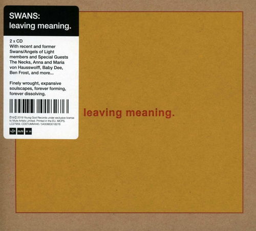 Swans - Leaving Meaning. - Tijdelijk Goedkoper (CD)