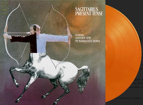 Sagittarius - Present Tense (Orange vinyl) (LP)