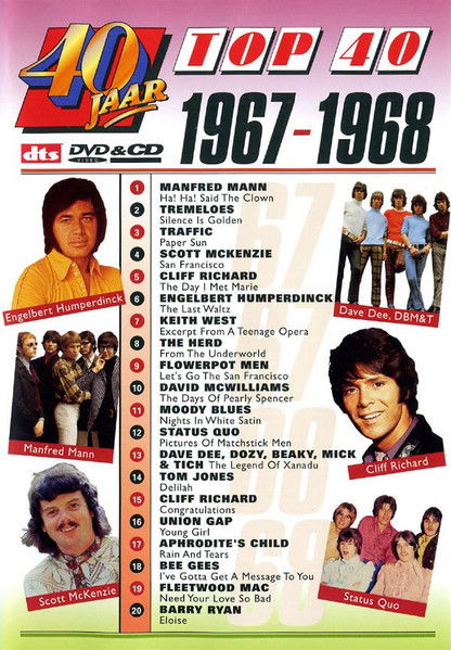 Various - 40 Jaar Top 40 - 1967-1968 (DVD)