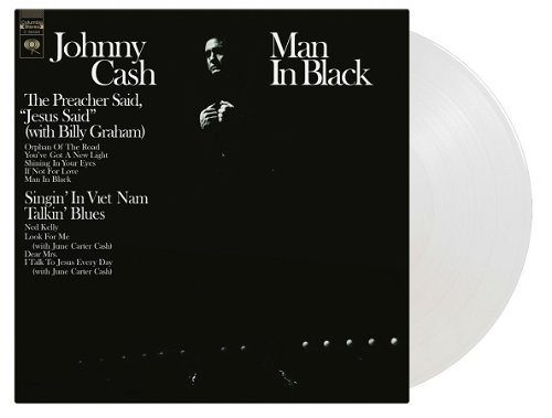 Johnny Cash - Man In Black (Crystal clear vinyl) (LP)