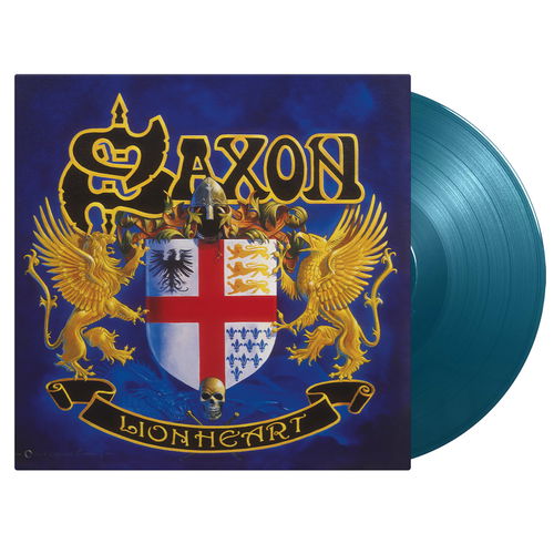Saxon - Lionheart (Aquamarine Coloured Vinyl) (LP)