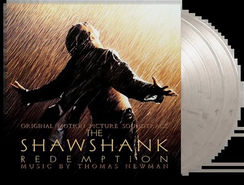 OST / Thomas Newman - The Shawshank Redemption (Black & white marbled vinyl) - 2LP (LP)