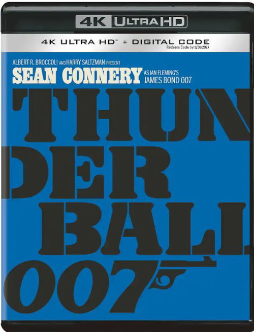 Film - Thunderball (4K Ultra HD) (Bluray)