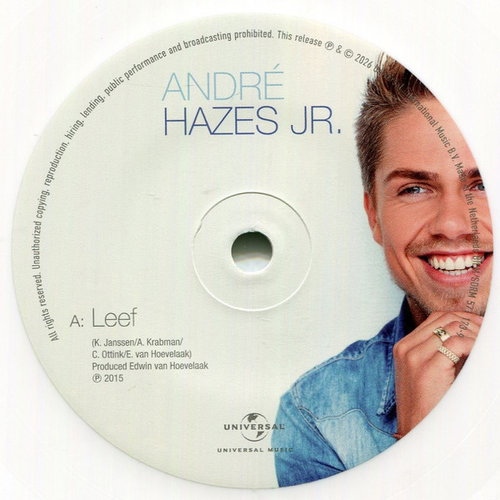 André Hazes Jr. - Leef (Witte vinyl) RSD26 (SV)