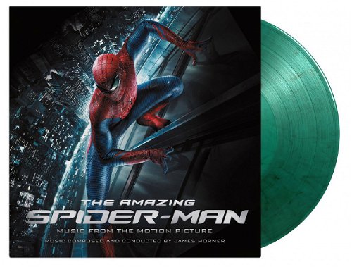 OST / James Horner - The Amazing Spider-Man (Green & black marbled vinyl) - 2LP (LP)