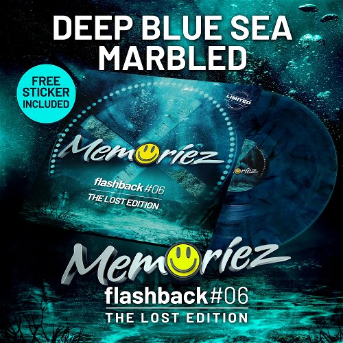 Various - Memoriez Flashback #06 - The Lost Edition (Deep blue sea marbled vinyl) (MV)