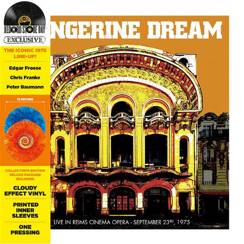 Tangerine Dream - Live In Reims Cinema Opera (Coloured vinyl) - 2LP - RSD22 Drop  2 (LP)