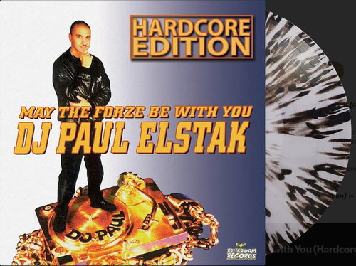 Paul Elstak - May The Forze Be With You - Hardcore Edition (Black splatter vinyl) (LP)