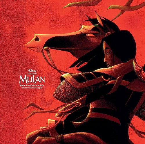 OST - Songs From Mulan (Transparent Red With Black Ring coloured vinyl) (LP)