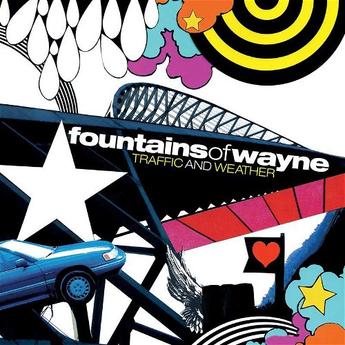 Fountains Of Wayne - Traffic And Weather (Orange with black streaks vinyl) - Black Friday 2022/Bf22 (LP)