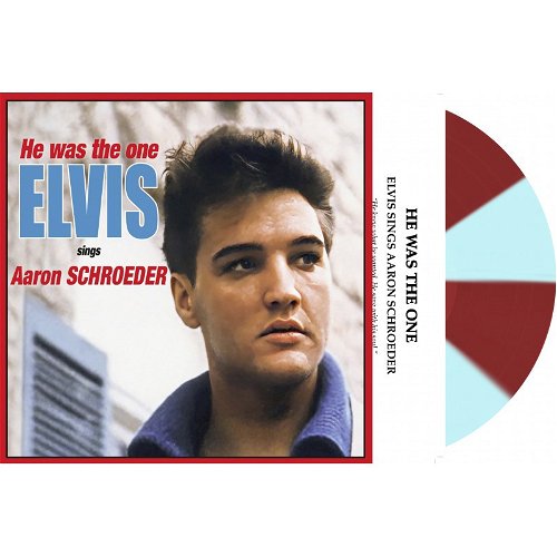 Elvis Presley - He Was The One - Elvis Sings Aaron Schroeder (Split blue & red vinyl) - RSD23 (LP)
