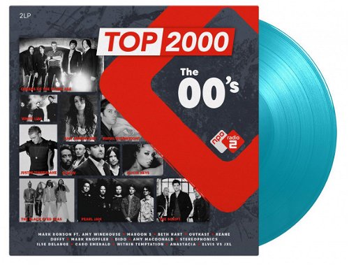 Various - Top 2000 - The 00's (Turquoise vinyl) - 2LP (LP)